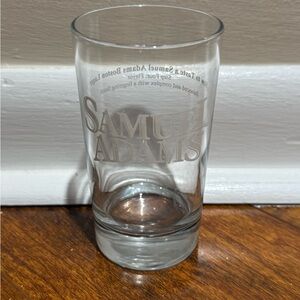 Sam Adams Clear Glass Tumbler, Tasting Glass
